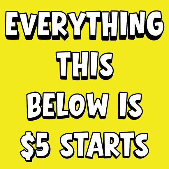 Everything Below this is $5 Starts During Live Show ( Master ) - Picture 1 of 1